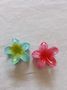 Flower Hair Claw Clips