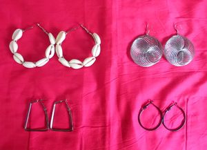 Hoop Earrings Combo