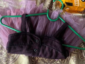 Beautiful Maroon &amp; Pink frock