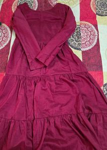 Elegant Maroon Kurta Set with Dupatta