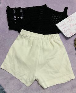 Chic Crochet Halter Top32-34 set