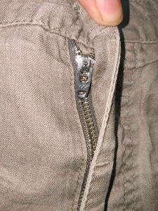 HUGO BOSS 'Relaxed Fit' Linen-Blend Chino Trousers
