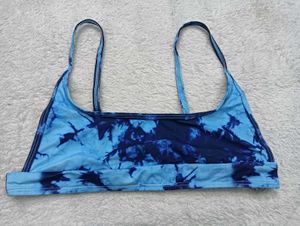 Blue Tie Dye34💙 Bra Top