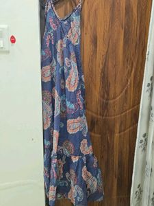 Boho Paisley Print Maxi Dress