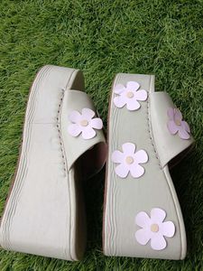 Vintage Flower Platform Slides