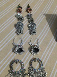Designer Jhumka Earrings Set