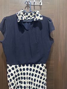 Ladies Navy Blue Dress