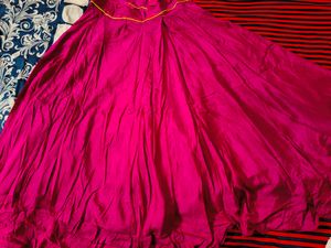 Pink Crop Top &amp; Skirt Set
