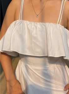 White Off-Shoulder Dress