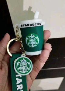 2 Cute Starbucks &amp; Camera Keychains