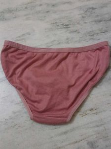 Comfortable Pink Cotton Briefs
