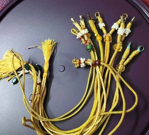 8 Handmade Tassel &amp; Beaded Cord Set