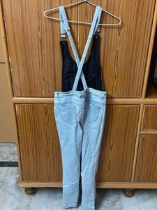 Light Wash Denim Overalls
