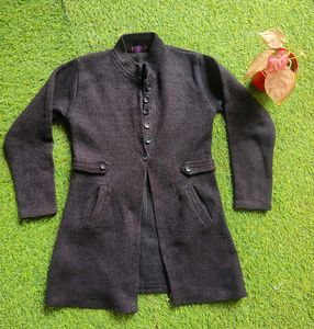Stylish Women's Dark Coat