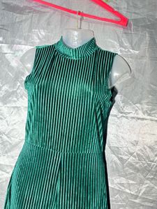 Emerald Green Velvet Jumpsuit