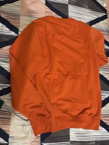 Orange Sweatshirt with USA graphic