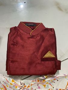 Maroon Ethnic Party Wear Kurta