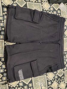 Black Cargo Shorts
