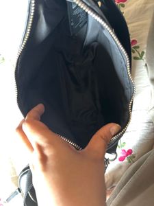 H&amp;M Black Shoulder Bag With Sling And Pouch