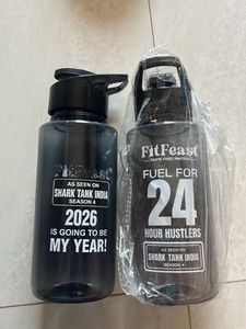 FitFeast Water Bottles - Fuel for 24 Hour Hustlers