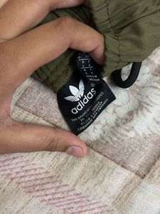 Adidas Track Pants - Olive Green