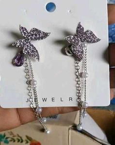 New Charming Purple Colour Butterfly Design