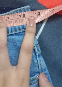 Light Wash Blue Stretchable Ankle Length denim