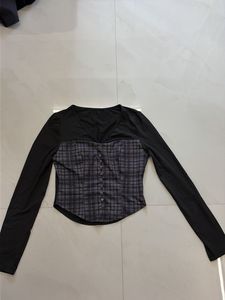 Chic Plaid Corset Top