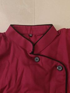 Maroon Chef Coat Style Kurta