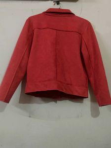 Pink biker jacket