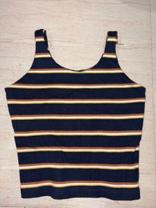 Striped Ribbed Tank Top