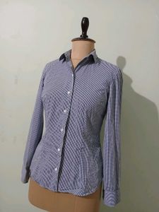 Classic Striped Button-Up Shirt