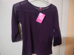 Synthetic Georgette Top With Tag Brand New