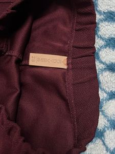 Maroon  Trousers