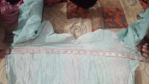Beautiful Pink and Teal Kurta Set