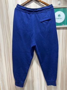 Nike Big Swoosh French-Terry Blue Jogger
