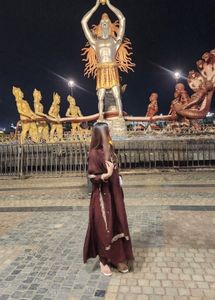 Brown anarkali kurta set 🤎