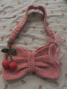 Crochet Bow Bag