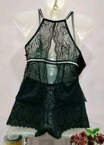 Black Lace Bralette set