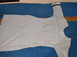 Elegant   Pista colorKurta with Black Embroidery