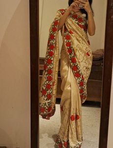 Partywear Embroidered Saree For Women