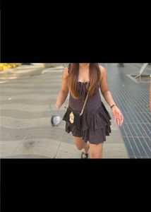 Ruffle Skater Dress looks cute on you