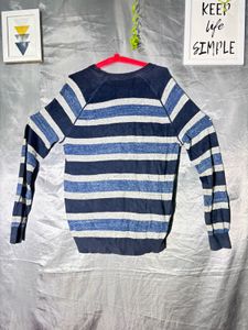 Men's Striped Knit Sweater