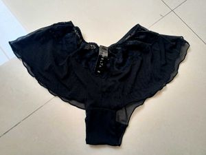 Sheer Lace Trim Briefs