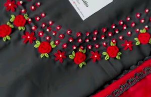 Hand Embroidered Suit ♥️🖤