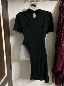 Chic Black Asymmetrical Top