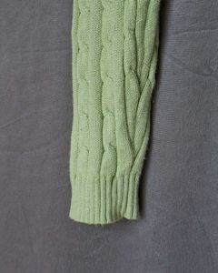 Green Knit Cardigan