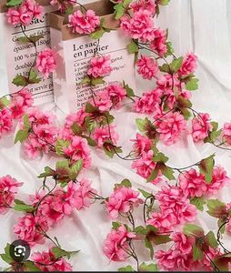 Beautiful Pink Flower Garland