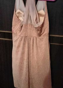 Sparkly Halter Neck Mini Dress