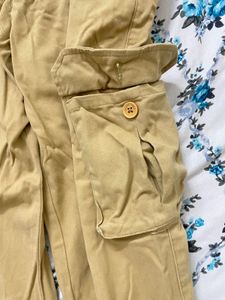Khaki Utility Cargo Pants